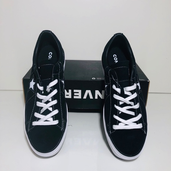 Converse One Star Platform Ox Black/White - Picture 6 of 8